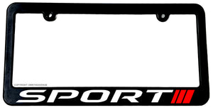 Sport Racing Stripes Muscle Car Sports Race Car License Plate Frame