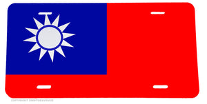 Taiwan World Flag Country Car Truck Auto License Plate Cover - OwnTheAvenue