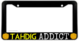 Tahdig Addict Persian Food Foodie Funny Joke License Plate Frame - OwnTheAvenue