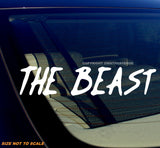 The Beast Windshield Decal Sticker Turbo Truck Lift Mud Car Diesel Truck - OwnTheAvenue