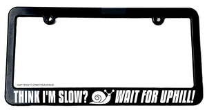 Think This Is Slow? Funny Hybrid Electric Car JDM Slim License Plate Frame - OwnTheAvenue