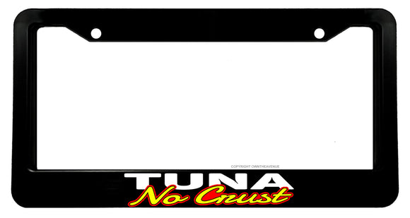 Tuna No Crust JDM Racing Drifting V01 Vintage Style License Plate Frame - OwnTheAvenue