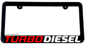 Turbo Diesel Import Truck Lift Off Road 4x4 License Plate Frame - OwnTheAvenue