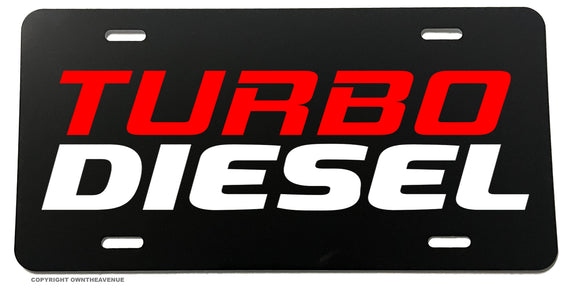 Turbo Diesel Import Truck Lift Off Road 4x4 License Plate Cover - OwnTheAvenue