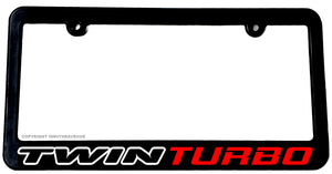 Twin Turbo JDM Racing Drifting Import Race License Plate Frame - OwnTheAvenue