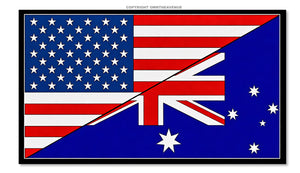 USA American Australia World Flag Country Vinyl Sticker Decal 3.5" - OwnTheAvenue