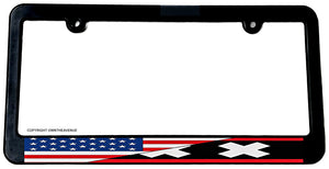 USA American Amsterdam World Flag Country License Plate Frame - OwnTheAvenue