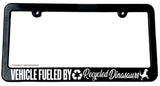 Fueled by Recycled Dinosaurs Funny Off Road JDM Drift Slim License Plate Frame - OwnTheAvenue