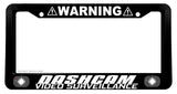 Notice Dashcam Ride Ridesharing Sharing Safety Caution License Plate Frame V03 - OwnTheAvenue