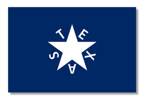 Zavala Flag republic of texas lone star texan car truck window sticker decal 4" - OwnTheAvenue