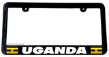 Uganda Ugandan World Country Flag Car Truck Auto License Plate Frame