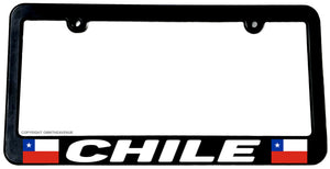 Chile World Flag Country Car Truck Auto License Plate Frame