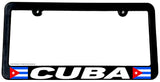 Cuba World Flag Country Car Truck Auto License Plate Frame