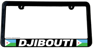 Djibouti World Country Flag Car Truck Auto License Plate Frame