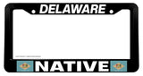 Delaware Flag Native License Plate Frame