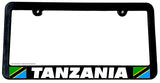 Tanzania Tanzanian World Country Flag Car Truck Auto License Plate Frame