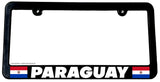 Paraguay World Flag Car Truck SUV License Plate Frame