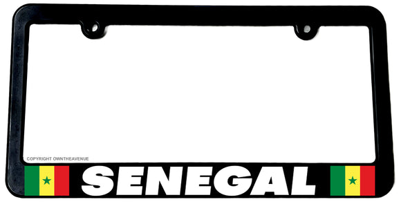 Senegal World Flag Car Truck SUV License Plate Frame