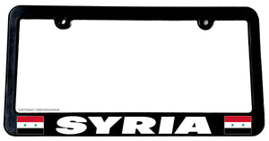 Syria Syrian World Country Flag Car Truck Auto License Plate Frame