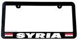 Syria Syrian World Country Flag Car Truck Auto License Plate Frame