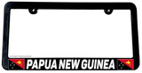 Papua New Guinea World Flag License Plate Frame