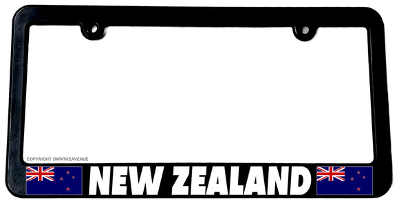 New Zealand World Country Flag Car Truck Auto License Plate Frame