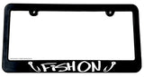 Fish On Fishing Funny Humor Joke Model 2 License Plate Frame