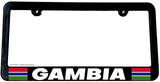 Gambia World Country Flag Car Truck Auto License Plate Frame