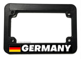 Germany World Country Flag Motorcycle License Plate Frame