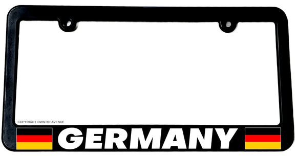 Germany World Country Flag Car Truck Auto License Plate Frame