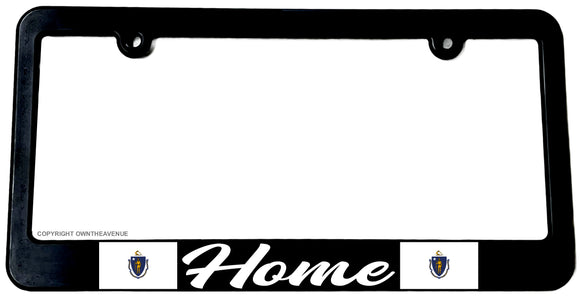 Home Massachusetts Flag Car Truck Auto License Plate Frame