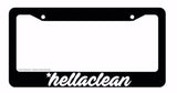 JDM hellaclean Tuner Drifting Racing Black License Plate Frame (hellacleanFr8m) - OwnTheAvenue