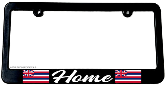 Home Hawaii Flag Car Truck Auto License Plate Frame