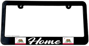 Home California Flag Car Truck Auto License Plate Frame