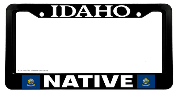 Idaho Native Car Truck Auto License Plate Frame