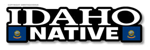 Idaho Native Flag Car Truck Window Bumper Laptop Sticker Decal 6"