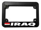 Iraq World Country Flag Motorcycle License Plate Frame