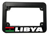 Libya World Country Flag Motorcycle License Plate Frame