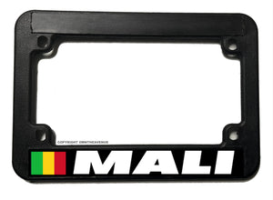 Mali World Country Flag Motorcycle License Plate Frame