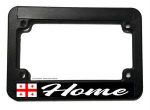 Home Georgia Flag Motorcycle License Plate Frame