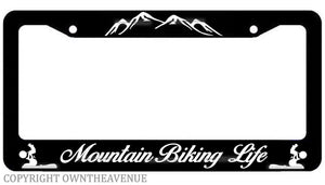 Mountain Biking Life Bike Bicycle License Plate Frame - OwnTheAvenue