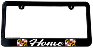 Home Maryland Flag Car Truck Auto License Plate Frame