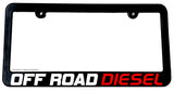 Off Road Diesel 4x4 Lifted Truck License Plate Frame