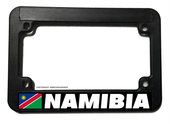 Namibia World Country Flag Motorcycle License Plate Frame