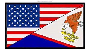 USA American Samoa Samoan World Flag Country Vinyl Sticker Decal 3.5" - OwnTheAvenue