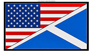 USA American Scotland Scottish World Flag Country Vinyl Sticker Decal 3.5" - OwnTheAvenue