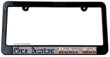 One Nation Under God USA American Flag Slim License Plate Frame V01 - OwnTheAvenue