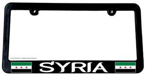 Syrian Flag Syria License Plate Frame