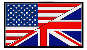 USA American UK United Kingdom World Flag Country Vinyl Sticker Decal 3.5" - OwnTheAvenue