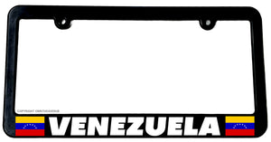 Venezuela World Country Flag Car Truck Auto License Plate Frame